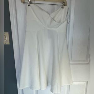 Francesca’s White Strapless dress